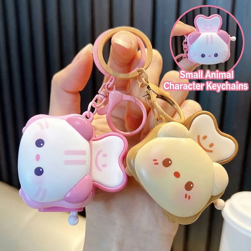 Mini Dibujos Animados Animal Tostada Máquina de Pan Llavero Alivio del Estrés Pop Up Squishy Juguete para Mochila Adorno Regalo Accesorios Plástico