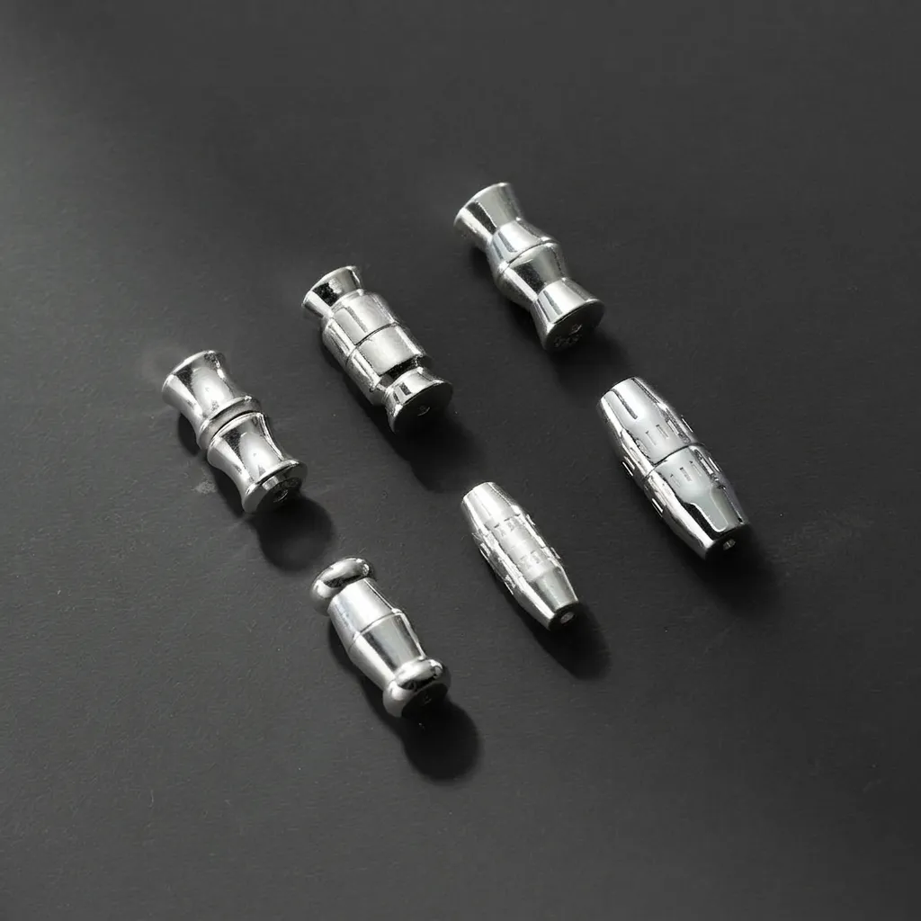 S925 Sterling Silver DIY Jewelry Screw Connector Clasps Mirror Polished Findings For Necklace Bracelet Material
