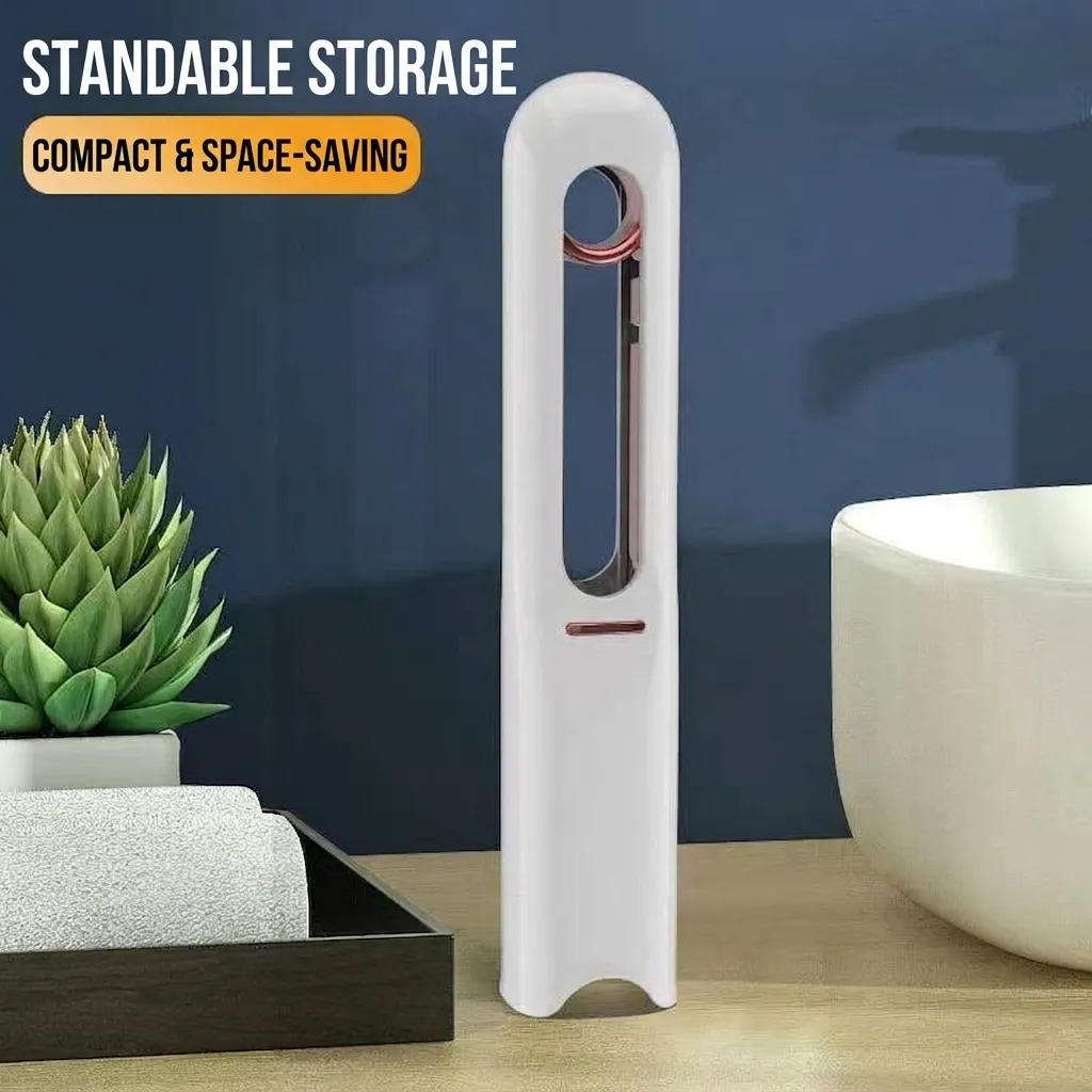 Mini Handheld Mop Portable Absorbent Sponge Mop For Desktop Bathroom Kitchen Cleaning Hand-Free Squeezing Standing Storage Small Mop