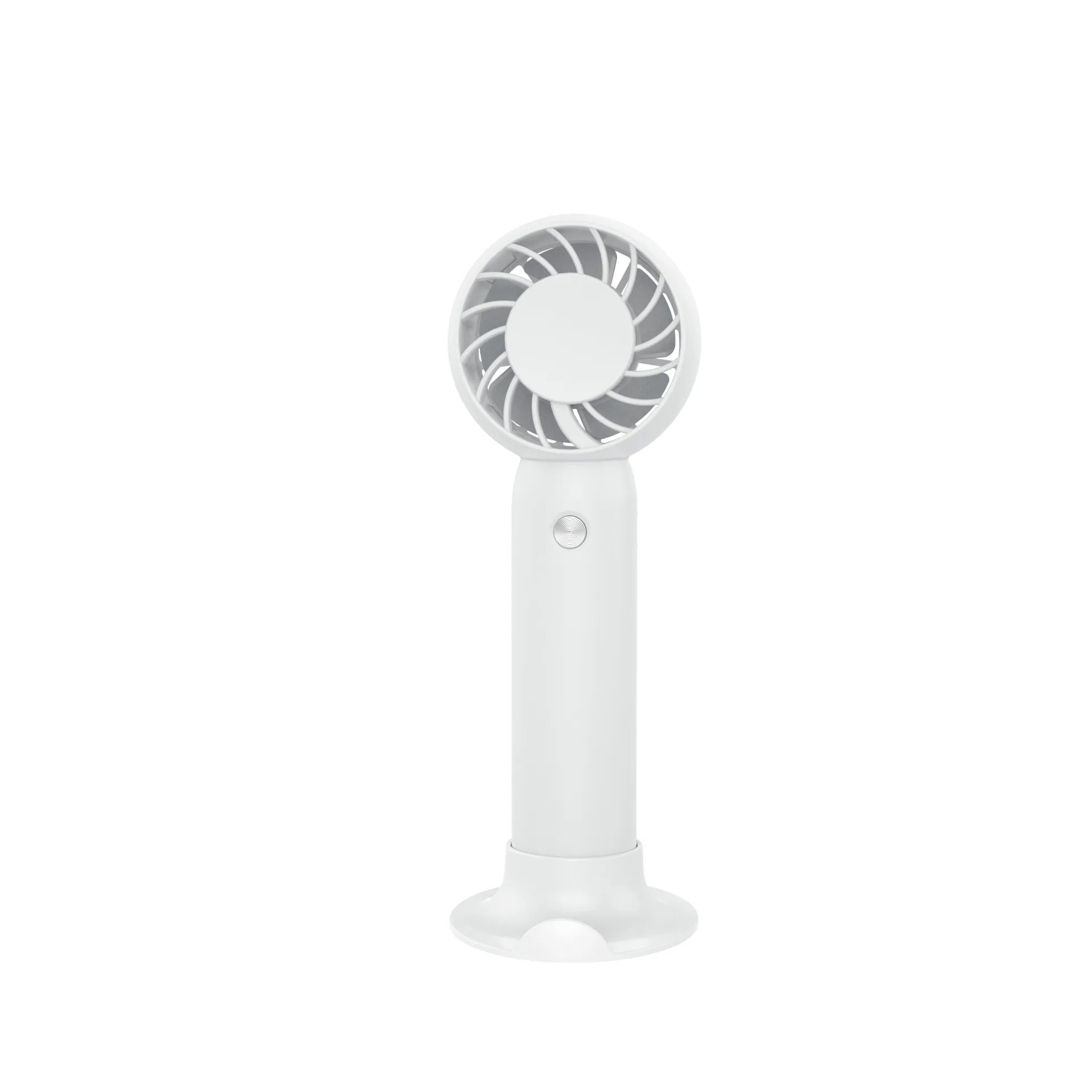 Tragbarer 609 Turbo Handventilator Mit Handyhalter Basis USB Aufladbar 3 Geschwindigkeiten Kühlventilator Für Büro Zuhause