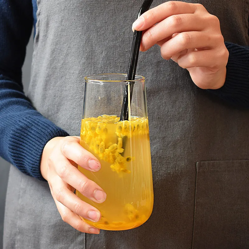 Moderner Borosilikatglas Wassertropfen Kaffebecher Transparenter Einlagiger Wasserbecher Büro Saft Kaltgetränk Milchbecher Mundgeblasenes Glasgeschirr Für Zuhause