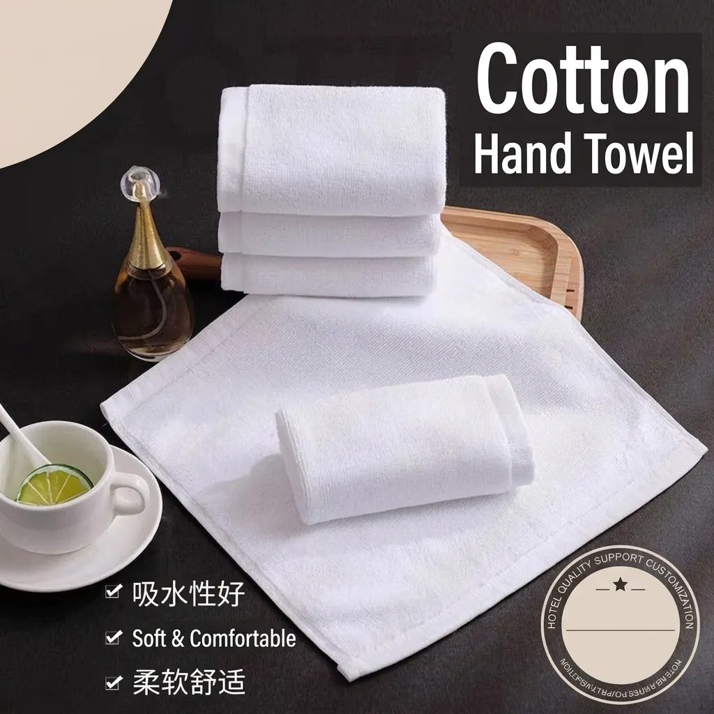 Witte Hotel Washandjes Set 100% Katoen Verdikte Kleine Vierkante Handdoeken Hoog Absorberend Gezichtsreiniging Voor Badkamer Schoonheidssalon