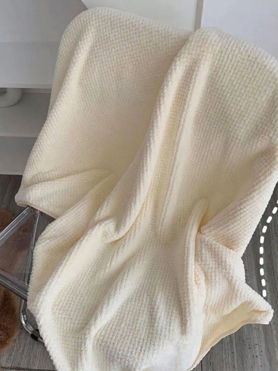 Toalla de Baño de Vellón de Coral Suave Grande Absorbente Secado Rápido Tejido de Gofre Envoltura de Ducha Para Mujer Hogar