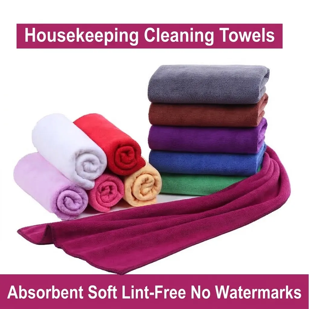 Microfiber Cleaning Cloth Absorbent Thickened Kitchen Towel For Furniture Glass Floor Multi Purpose Reusable Household Dusting Rag
