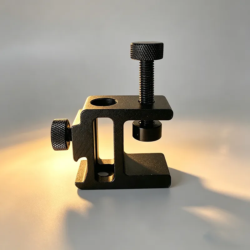 Soporte de Lámpara de Camping Portátil de Aleación de Aluminio Soporte de Fijación de Base de Escritorio para Luz de Pesca Nocturna al Aire Libre