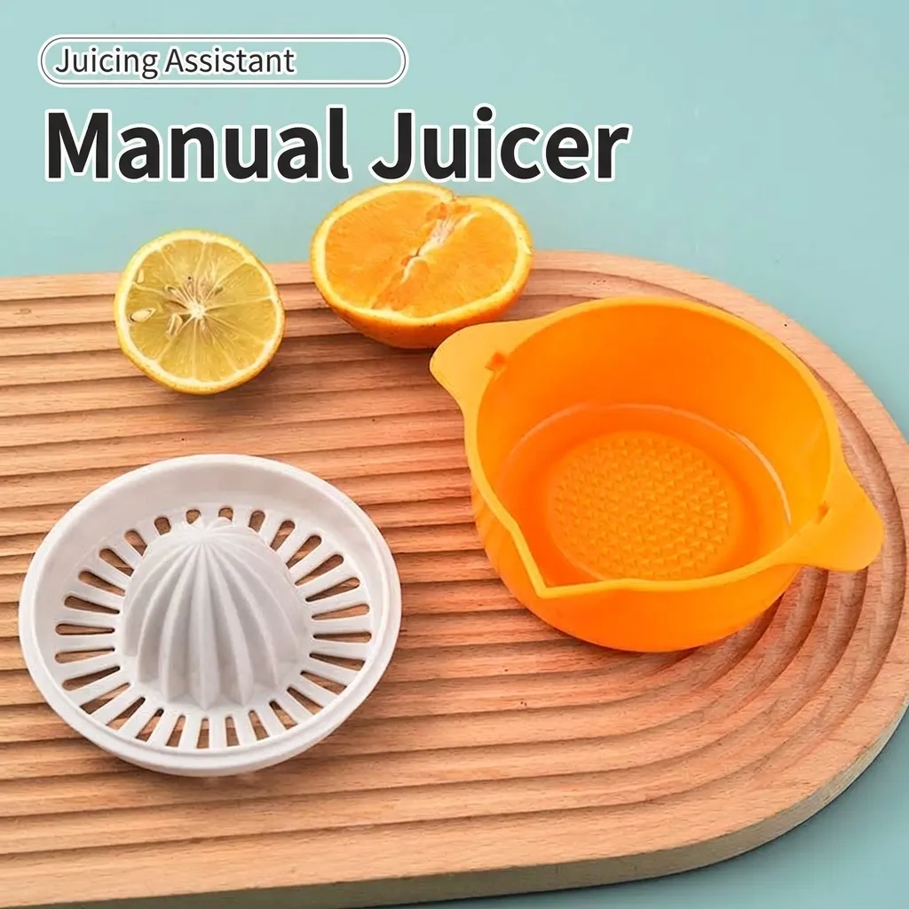 Manual Juicer Plastic Portable Mini Fruit Juicer Hand Citrus Lemon Orange Squeezer Easy Clean Kitchen Squeezing Tool For Home