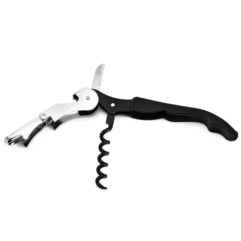 Multifunctional Stainless Steel Wine Opener Waiters Corkscrew Seahorse Knife Foldable Bottle Opener For Red Wine Kitchen Tools