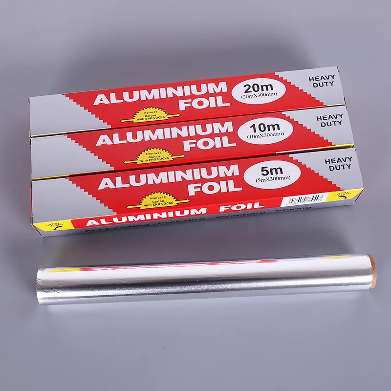 Aluminiumfolie Papier Heavy Duty Lebensmittelecht Alufolie Rolle Zum Backen Grillen Einwickeln Hitzebeständig Küche