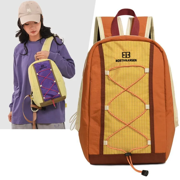 Lightweight Nylon Outdoor Sports Backpack With Reflective Strips Multi Functional Hiking Trekking Running Cycling Travel Daypack For Men Women