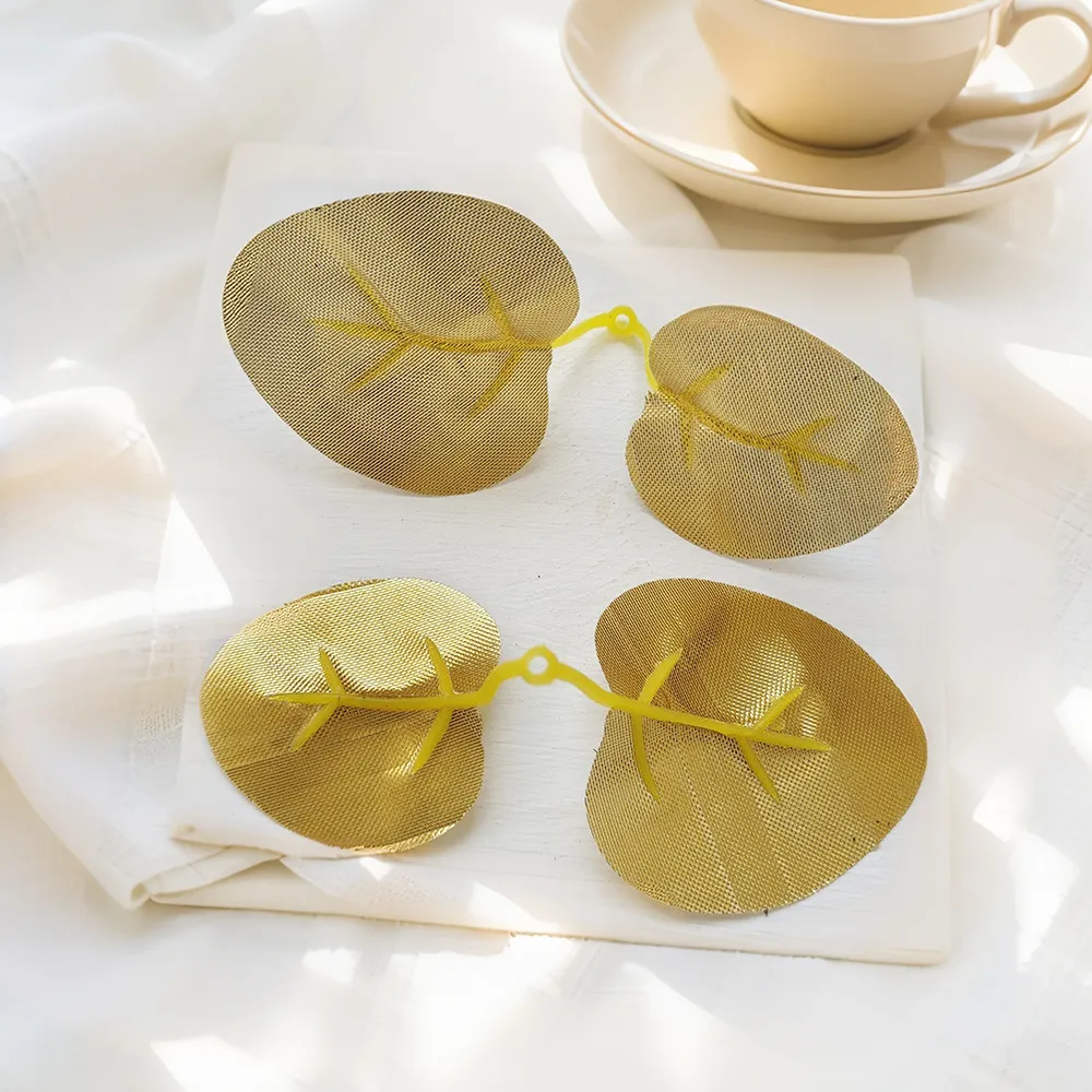 Feuilles d'Eucalyptus Artificielles Dorées Accessoires de Plantes de Monnaie pour Mariage Fête Maison Extérieur Décoration Florale