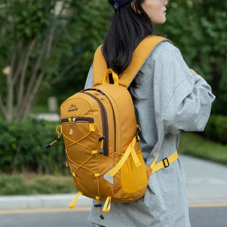 Outdoor Hiking Backpack Large Capacity Lightweight Waterproof Nylon Travel Mountaineering Daypack For Men Women