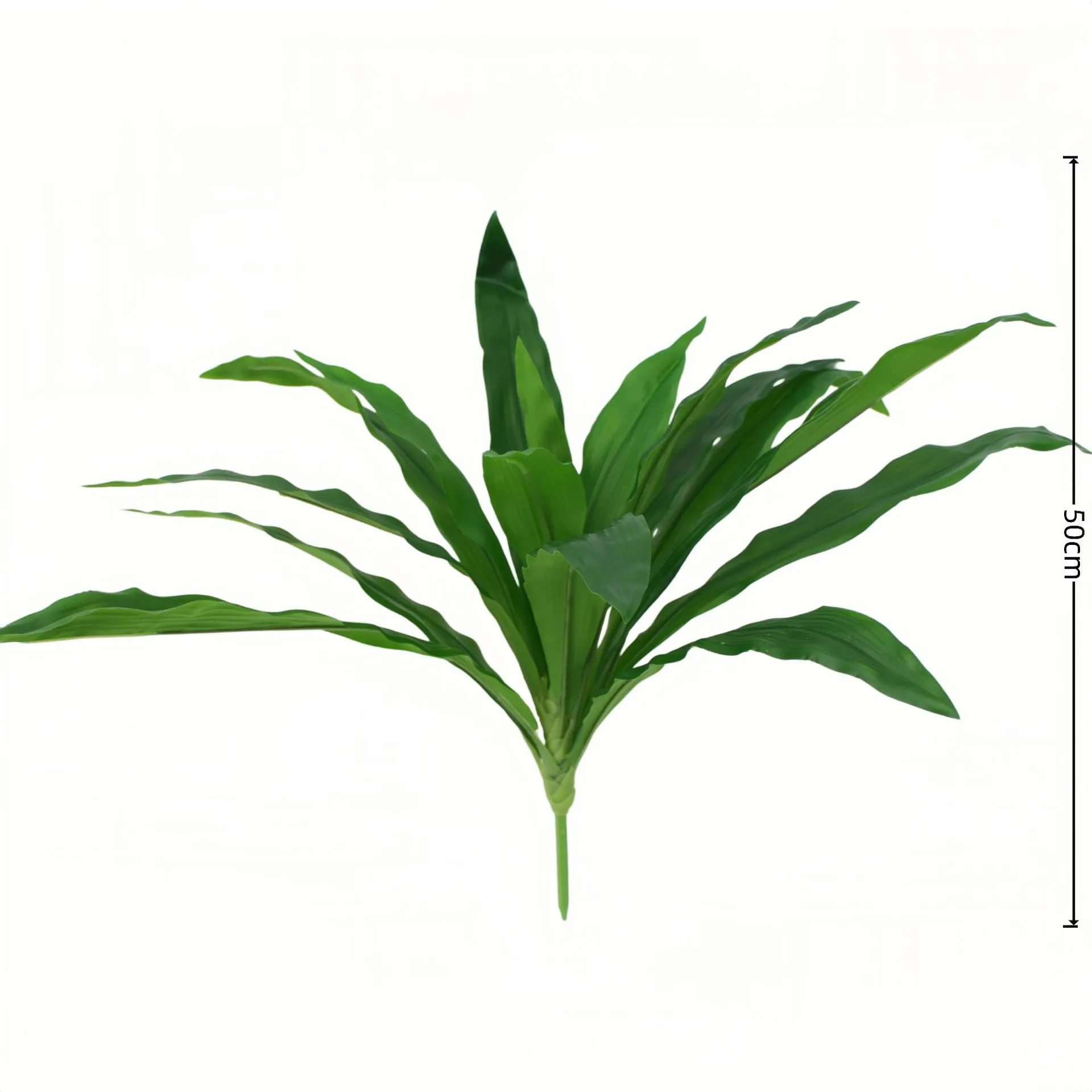 Artificial Green Plant Single Stem Birds Nest Fern Fake Foliage For Indoor Home Wall Decor Photography Props Floral Arrangement