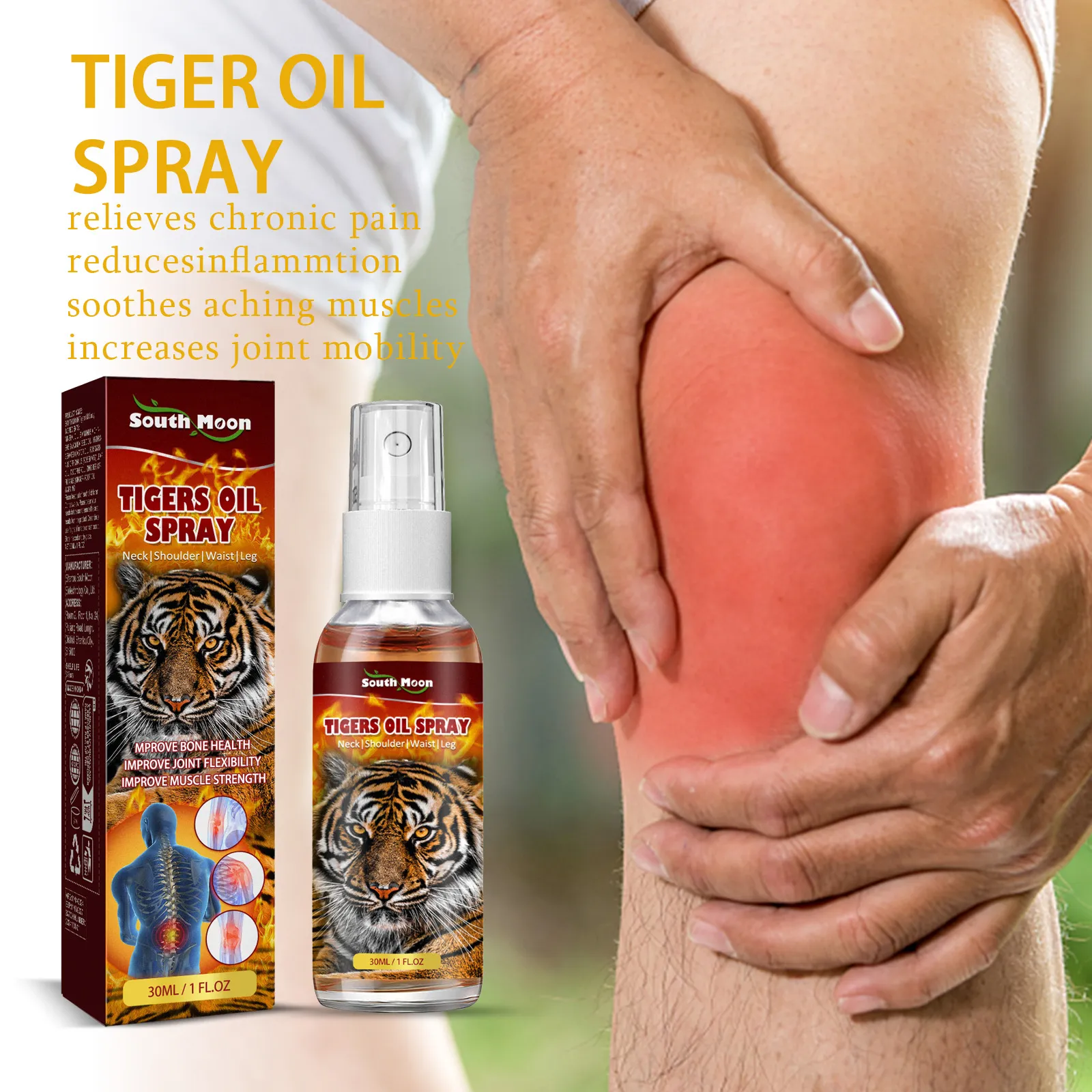 Joint And Muscle Pain Relief Spray External Massage Care Liquids Spray For Knee Neck Shoulder Body Comfort
