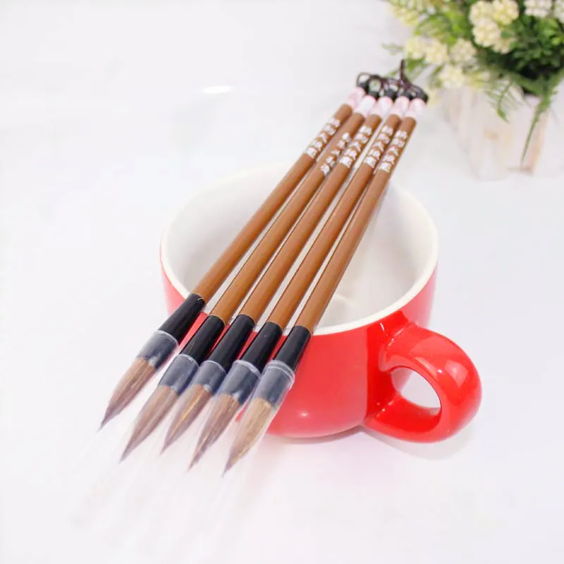 Traditional Chinese Calligraphy Brush Professional Weasel Hair Painting Brush For Beginners Students Writing Drawing Office School Supplies