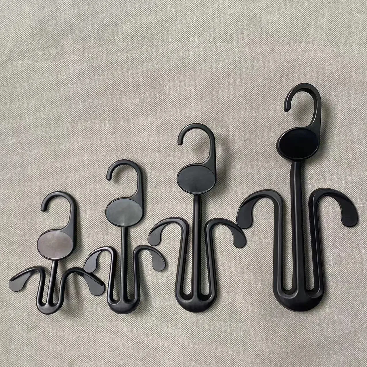Zwarte Kunststof Schoenenhaken Voor Supermarkt Display Pantoffel Sandaal Hangers Multifunctionele Opslaghaken Schoenenrek Accessoires