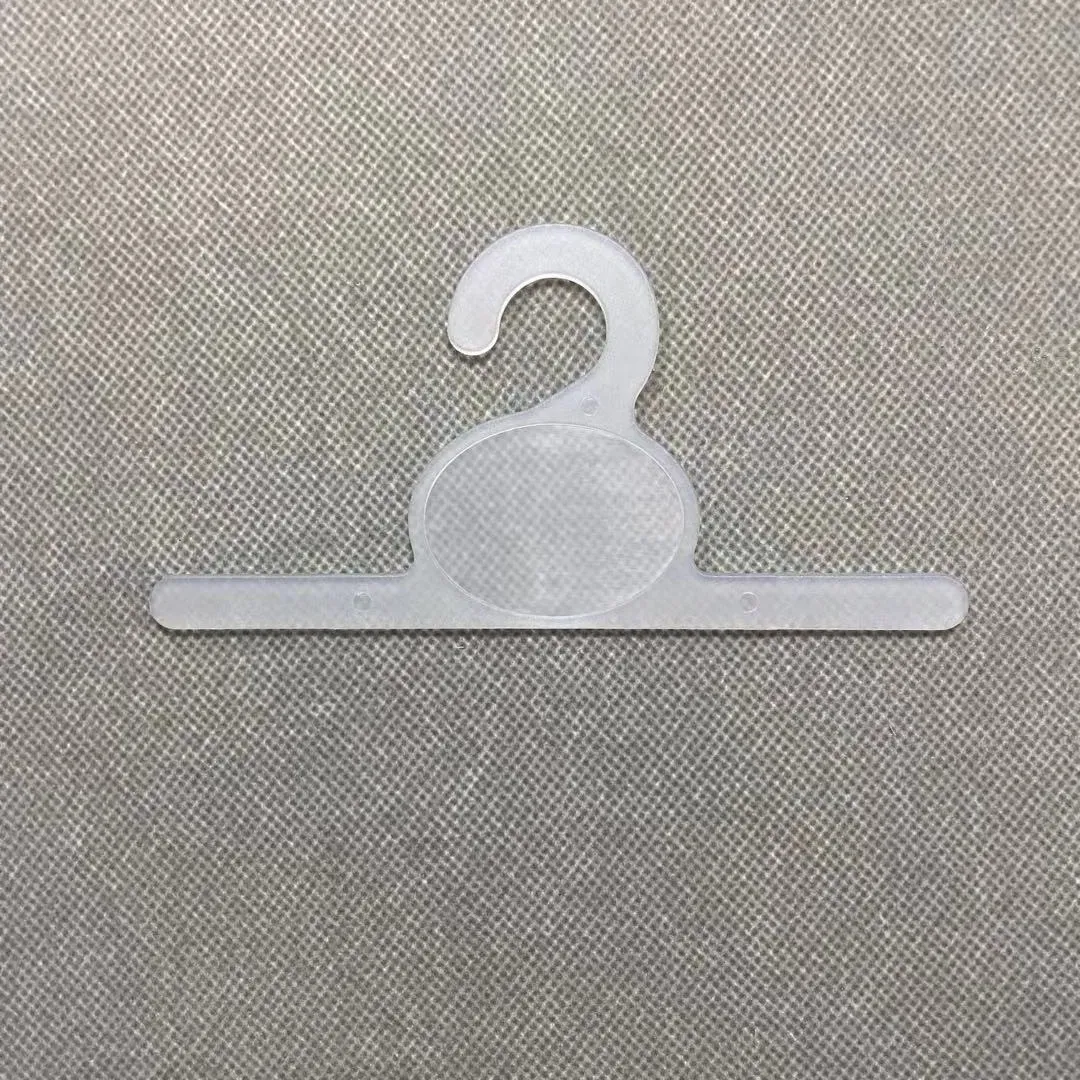 Transparente Plastiktüten Haken Flugzeugloch Aufhänger Display Haken Verpackungszubehör