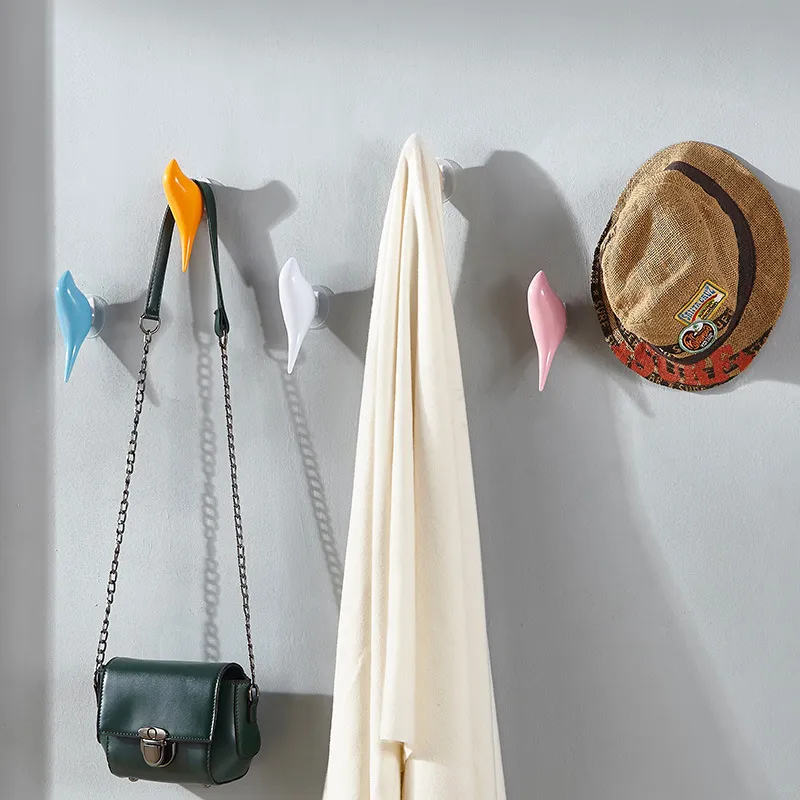 Modern Minimalist ABS Bird Wall Hook Decorative Adhesive Single Coat Hanger For Entryway Home Storage Organization Rack Decor
