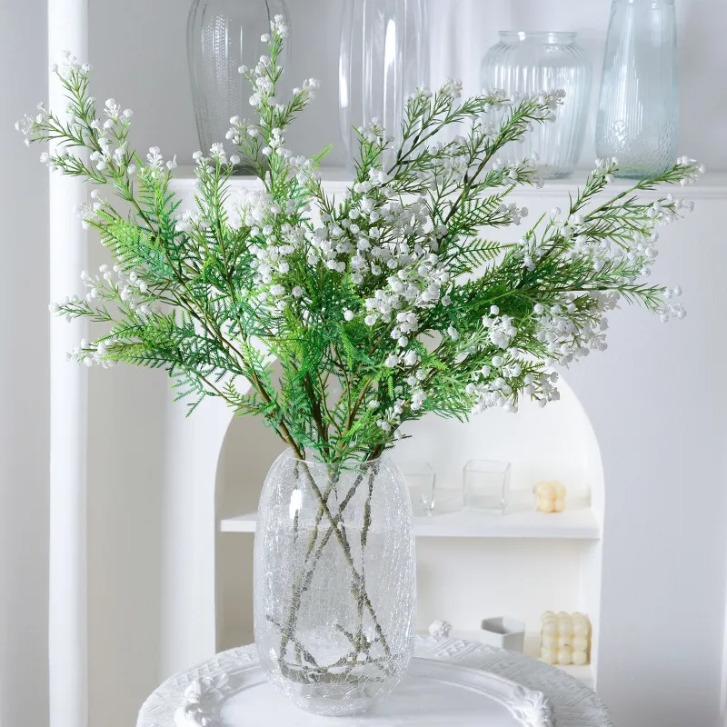 Kunstmatige Gipskruidbloemen Hoge Tak Nepbloemen Kunststof Plant Voor Thuis Bruiloft Hotel Feest Decoratie