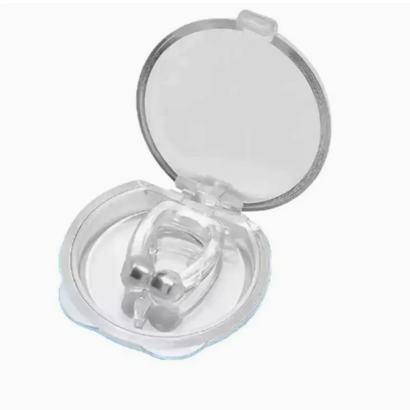Anti Snoring Nose Clip Silicone Magnetic Anti Snore Device Breathing Correction Sleep Aid Tool With Storage Box For Men Women