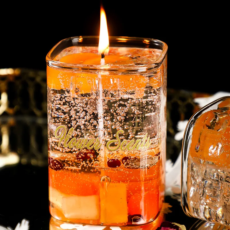 Zomer Ins Stijl Gesimuleerd Vruchtensap Geurkaars Creatief Drankje Aromatherapie Cadeau Gemengde Was Beker Kaars