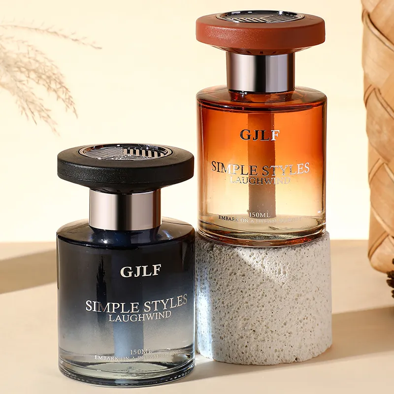 Auto Parfüm Aromatherapie Flasche Glas Lufterfrischer Langanhaltender Duft Auto Becherhalter Ornament Heimdekoration