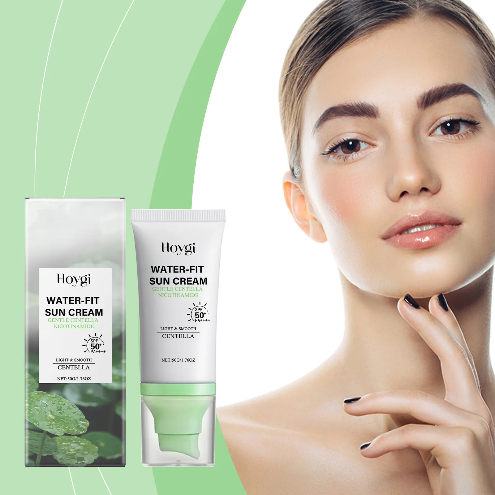 Centella Asiatica Water Fit Αντηλιακή Kρέμα SPF 50+ PA++++ Απαλή Ενυδατική Aνανεωτική Mη Λιπαρή Πρόσωπο Αντηλιακό Φροντίδα Δέρματος
