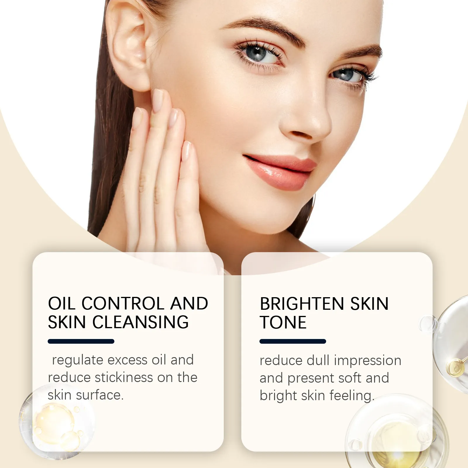 Mascarilla Facial de Arcilla de Cúrcuma y Vitamina C Limpieza Profunda Control de Grasa Mascarilla de Barro Hidratante Con Cepillo
