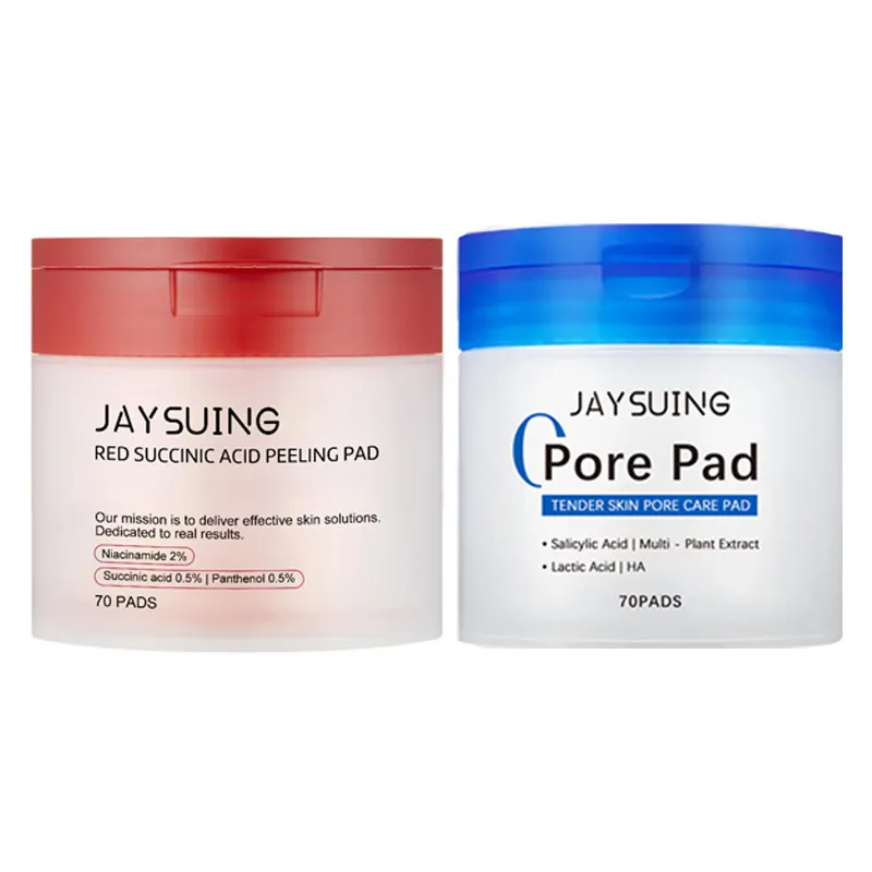 Jaysuing Salizylsäure Porenreinigungs-Baumwollpads Peeling Gesichts Hautpflege Toner Pads Mit Pinzette