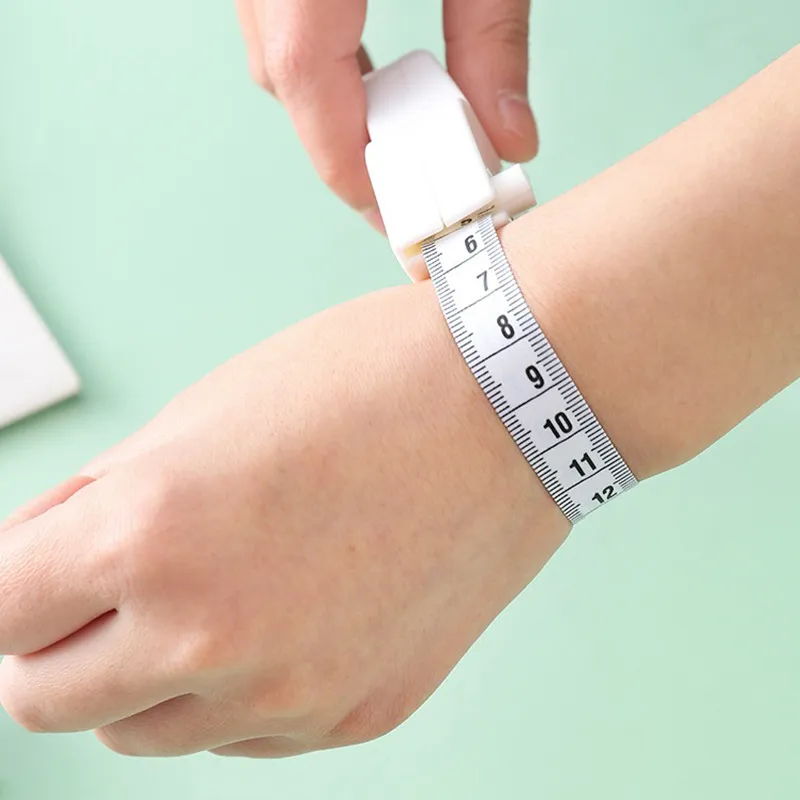 Cinta Métrica Corporal Retráctil Portátil de Plástico Regla Flexible para Cintura Fitness