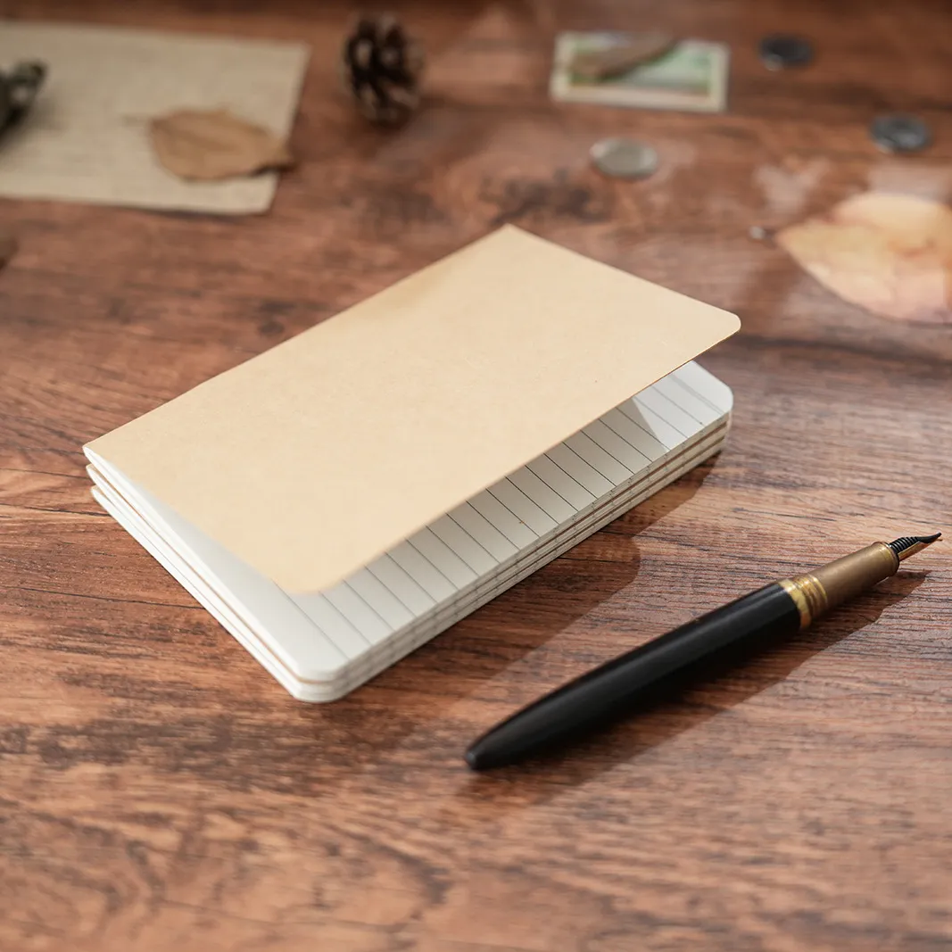 Recharge de Carnet en Papier Kraft Ligné Insérer Journal Voyage