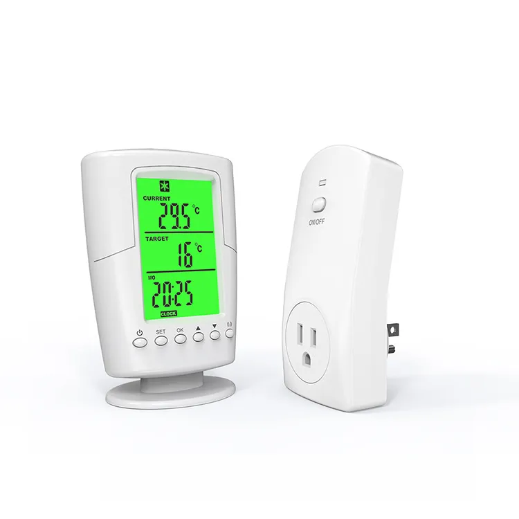 Smart Wireless Thermostat Socket Digital Display Timer Temperature Controller EU UK US Plug Home Appliance Smart Plug
