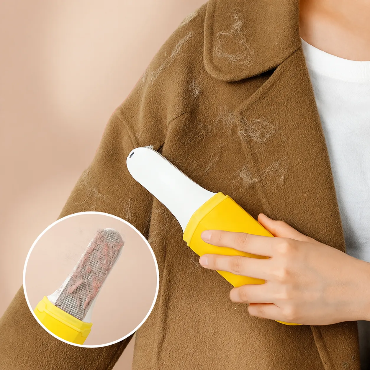 Creatieve Banaan Pluisroller Draagbare Huisdier Haarverwijderaar Kleding Stof Reinigingsborstel