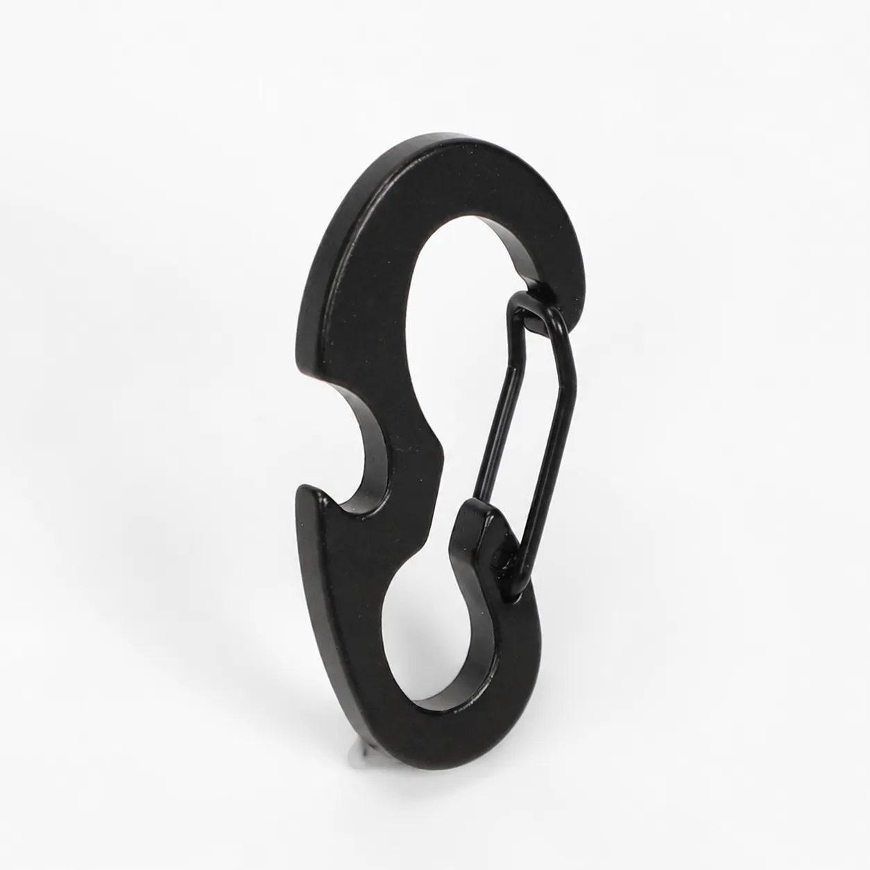 Aluminum Carabiner D Ring Keychain Multi Tool Metal Spring Snap Hook Bottle Opener For Outdoor Hiking Camping EDC Gear