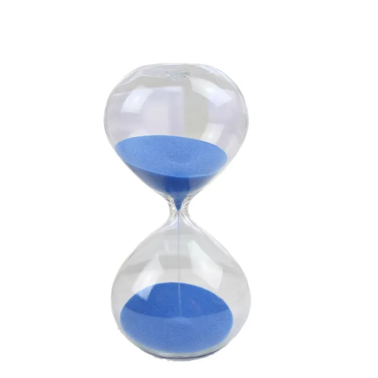 Temporizzatore Clessidra in Vetro Trasparente Orologio Sabbia Liquida Creativo Ornemento Scrivania Decorazione Regalo Matrimonio San Valentino Romantico
