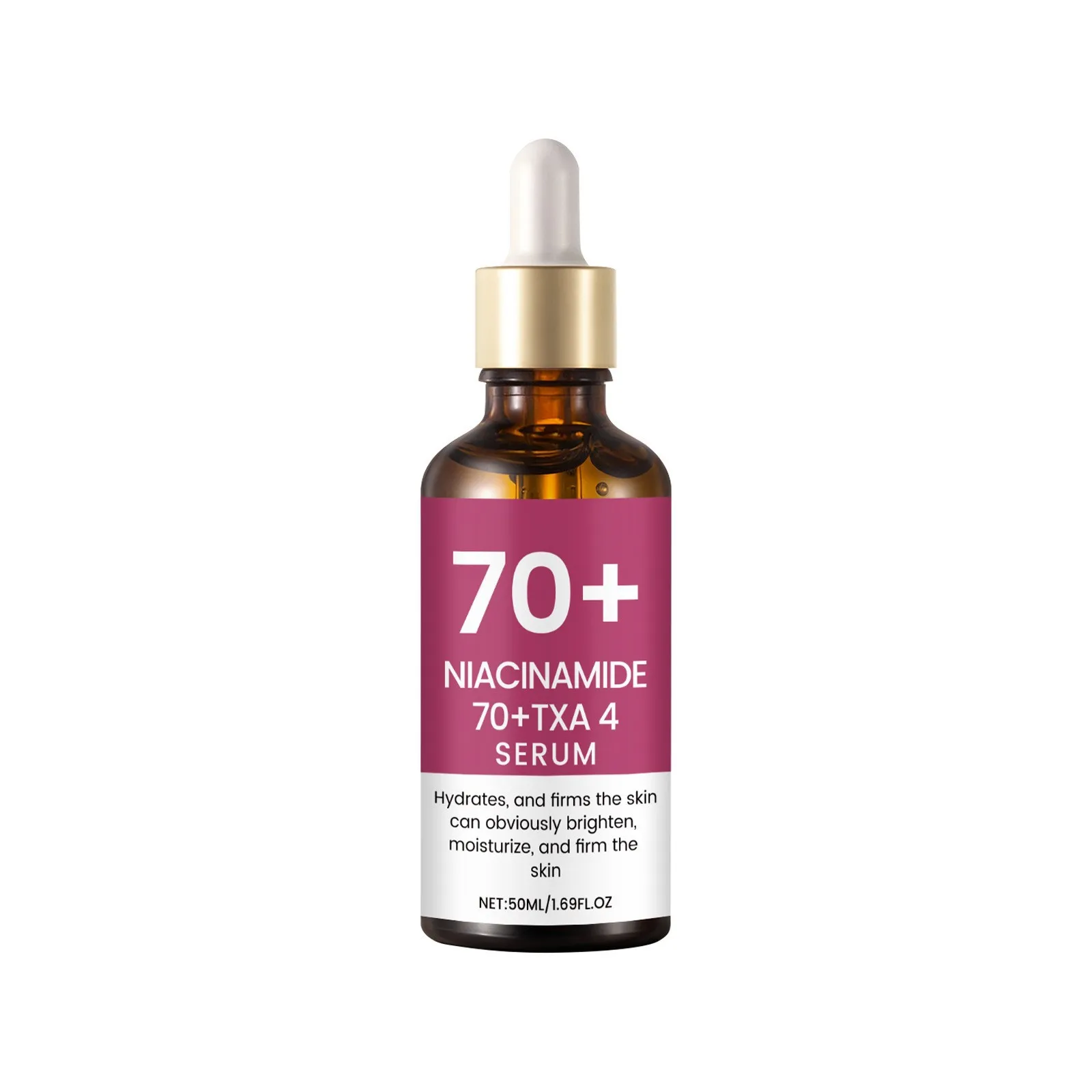 Siero Viso alla Niacinamide Idratante e Idratante Antinvecchiamento Illuminante Essenza per la Cura della Pelle Flacone Contagocce