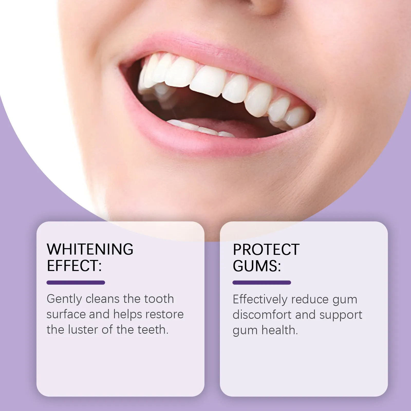 Deep Cleaning Teeth Whitening Powder Mint Flavor Fresh Breath Brightening Tooth Powder for Daily Oral Care