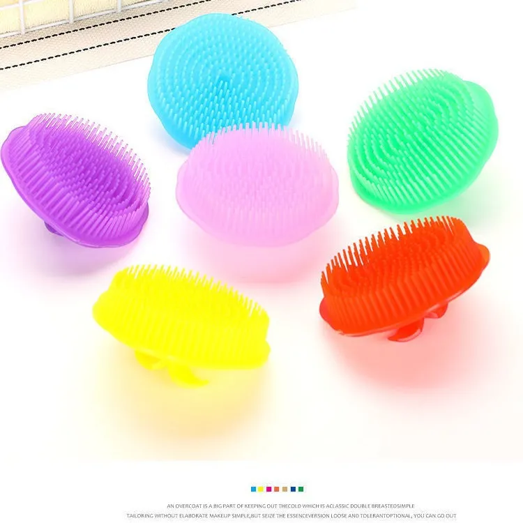 Pet Bath Brush Silicone Dog Cat Massage Grooming Brush Soft Bristle Hair Cleaning Tool Portable Pet Shower Brush