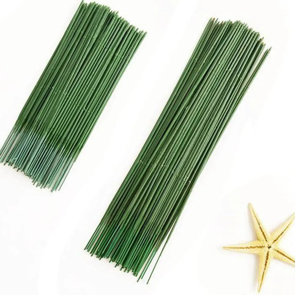 Tallos de Flores Artificiales Accesorios de Flores de Seda Tallos de Soporte de Plantas Verdes Para Fiesta de Bodas Arreglos Florales DIY
