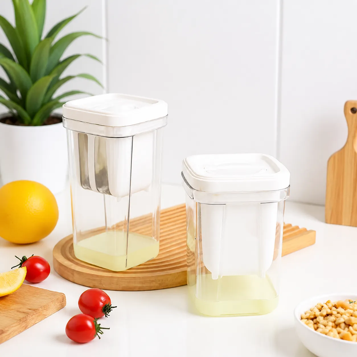Passoire à Yaourt Faite Maison pour la Maison en Acier Inoxydable PP Séparateur de Yaourt avec Filtre à Maille Fine Outil de Cuisine