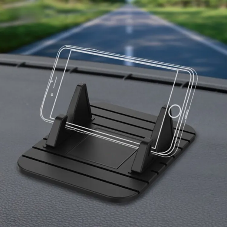 Supporto per Telefono Auto Universale Silicone Antiscivolo Cruscotto Supporto di Navigazione Auto Per Tutti gli Smartphone