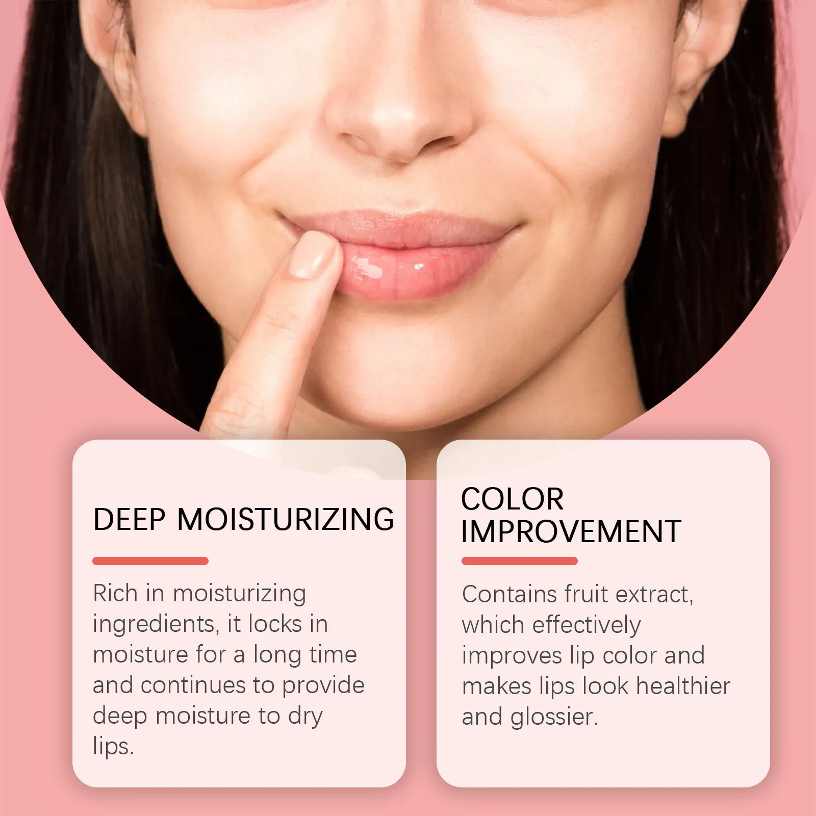 Hydrating Lip Mask Moisturizing Lip Care Treatment Nourishing Repair Dry Lips Fruity Lip Balm Jar Skincare