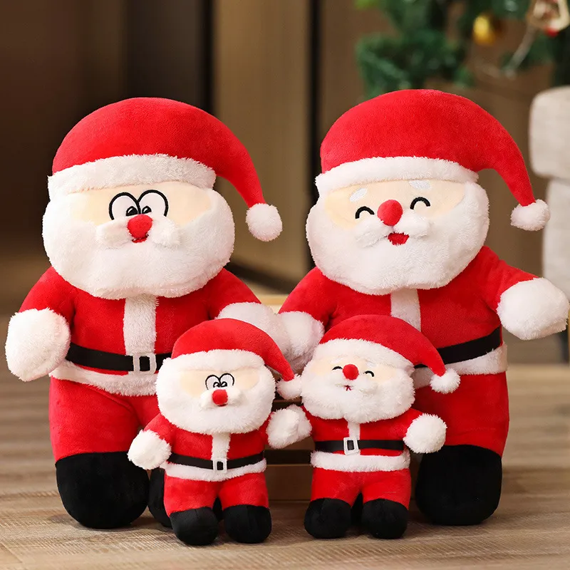 Weihnachten Weihnachtsmann Plüschtier Weiche Kuschelpuppe Feiertag Kissen Xmas Schlafende Beruhigende Begleiter Heim Dekor Geschenk