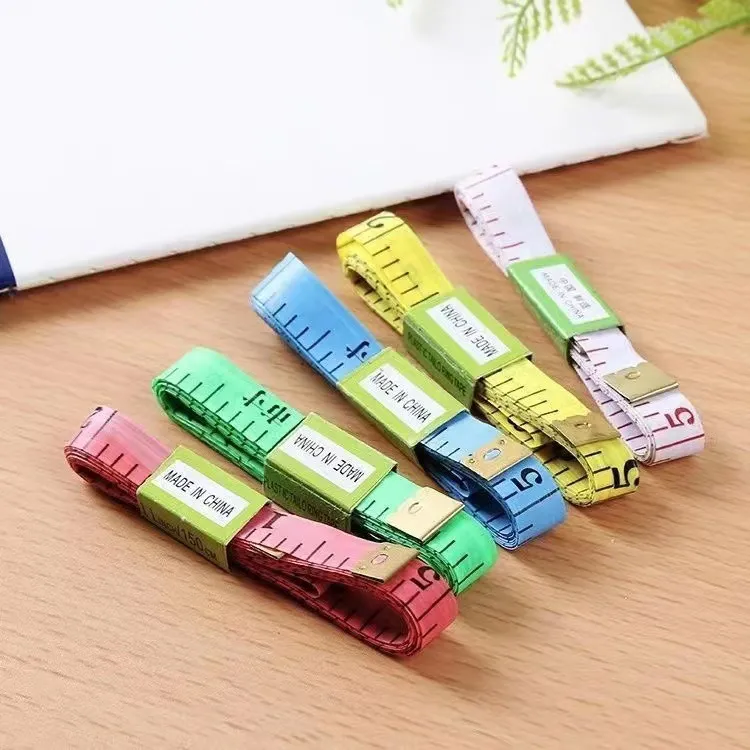 Soft Measuring Tape Portable Flexible Ruler With Metal Ends Tailor Sewing Cloth Body Measurement Accurate Metric Scale Tool
