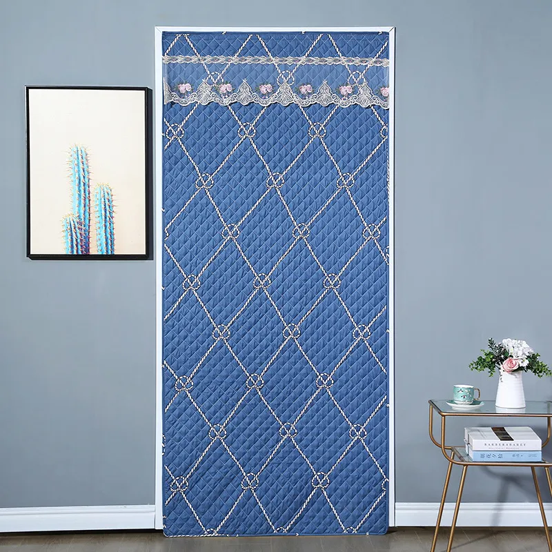 Verdickter Thermischer Isoliertürvorhang Winter Winddicht Warmer Trennvorhang Für Schlafzimmer Wohnzimmer Heimtextilien