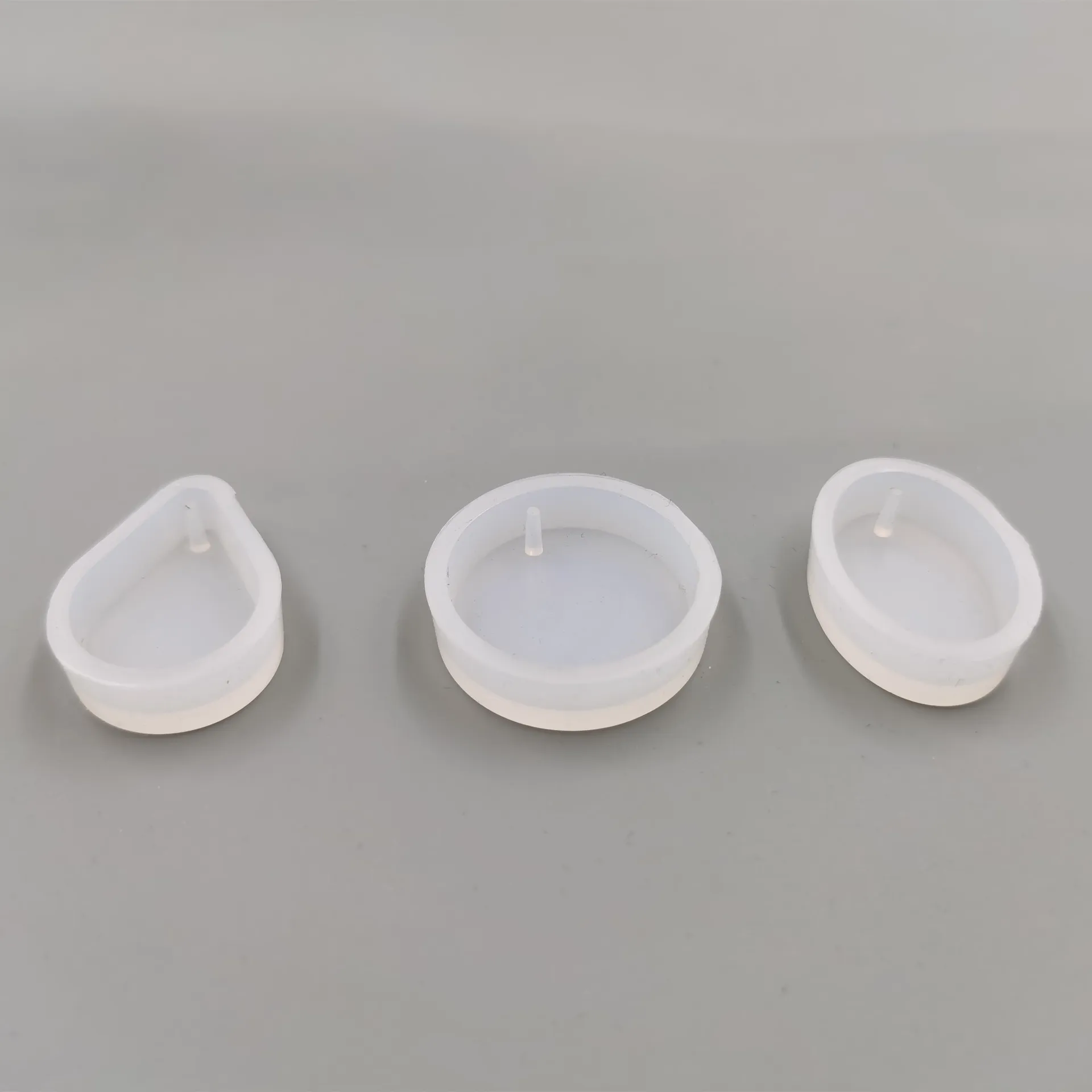 Stampo in Silicone Fai da Te per Creazione Collana con Ciondolo in Resina Epossidica Stampo Artigianale in Cristallo Trasparente Forma Ovale