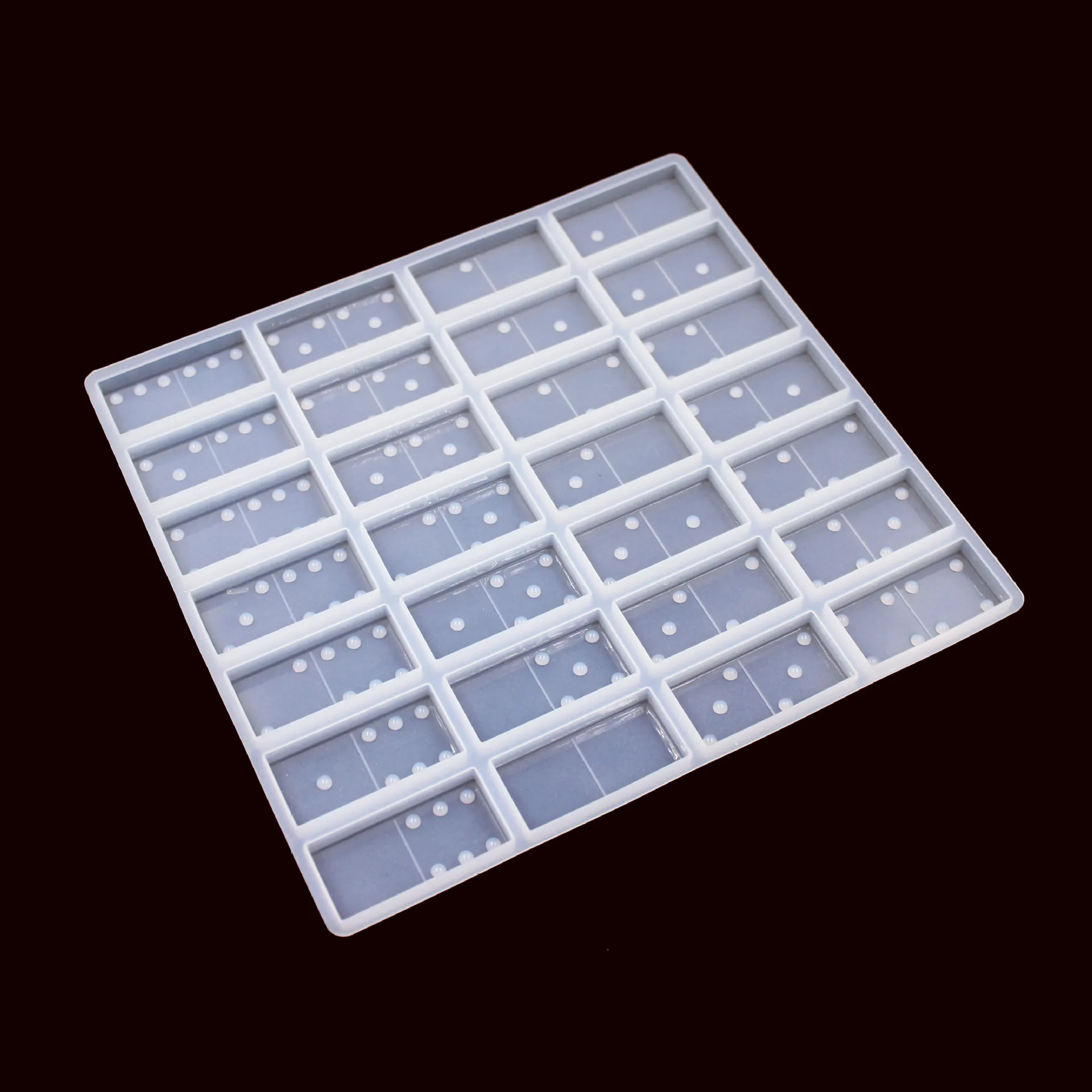DIY Siliconen Domino Mal Hars Gieten Epoxy Mal Creatief Mahjong Domino Spelbord Handgemaakt Ambacht Maken Gereedschap