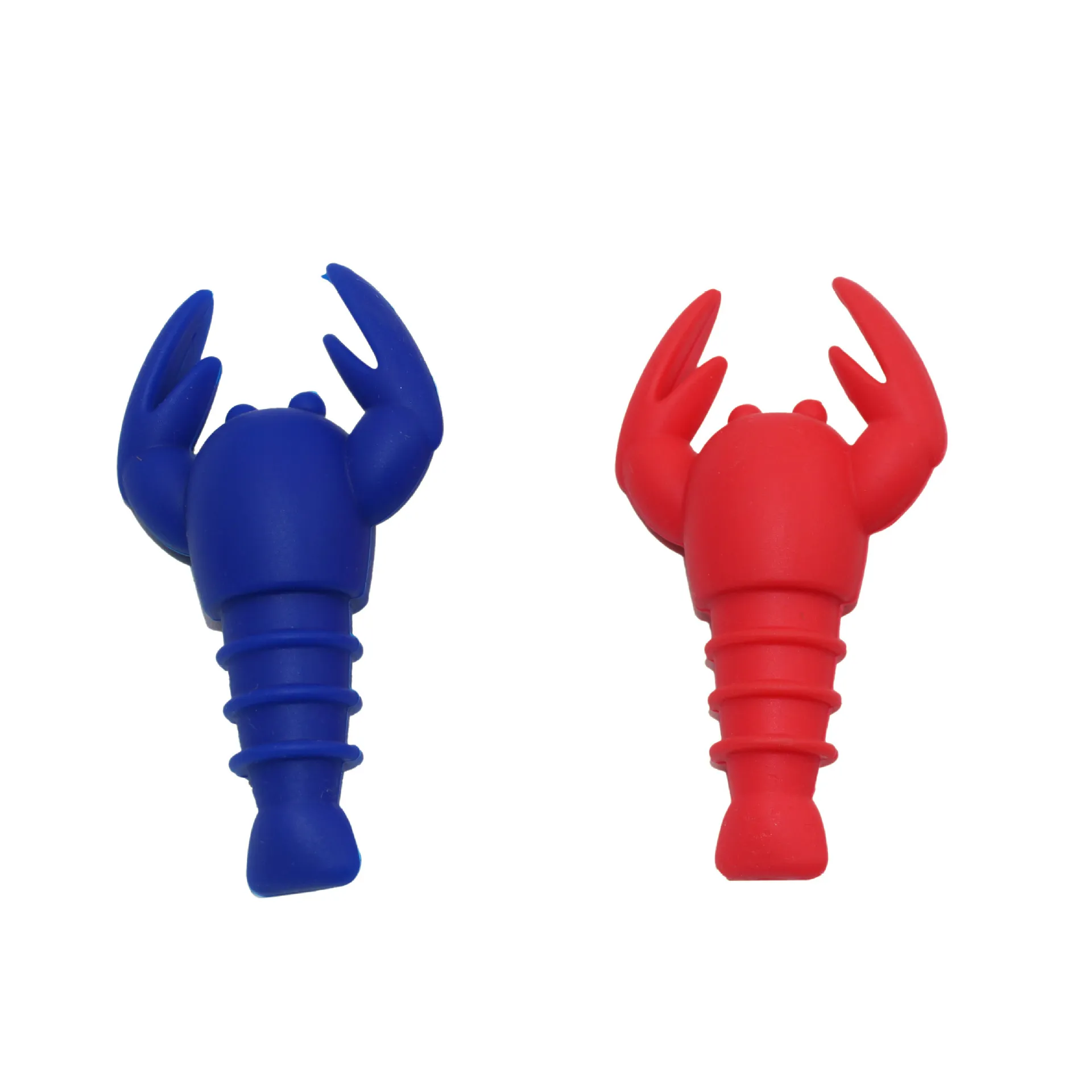 Creative Lobster Wine Stopper Cute Animal Silicone Red Wine Bottle Stopper Reusable Barware Kitchen Accessories