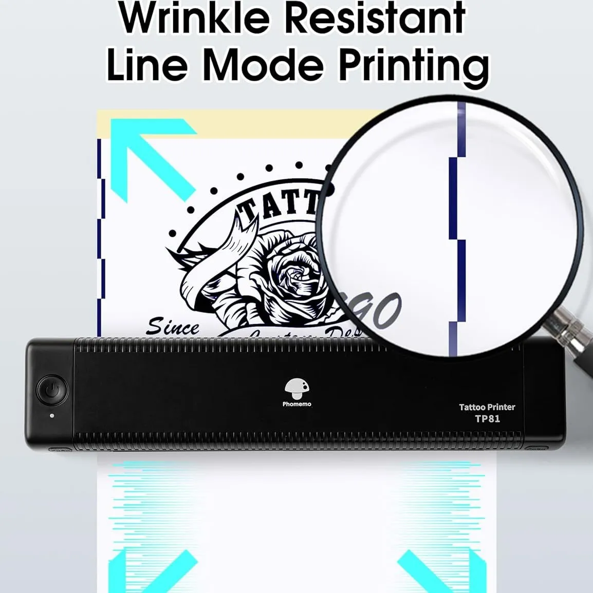 Portable Tattoo Stencil Printer Bluetooth Wireless Thermal Printer Small Professional Tattoo Equipment