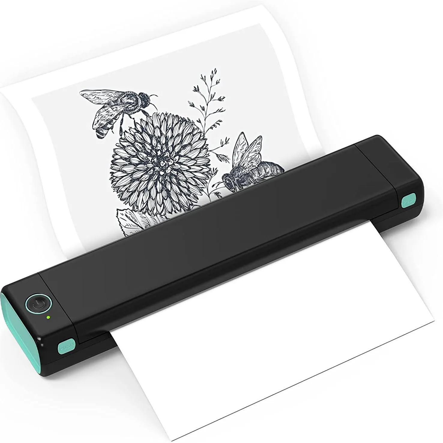 Phomemo M08F Portable Thermal Printer Mini Wireless A4 Document Printer Bluetooth Mobile Office Tattoo Printer