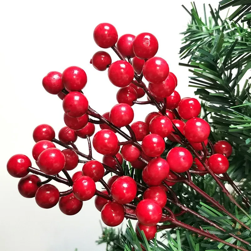 Artificial Foam Berries Branches Christmas Tree Decoration DIY Wedding Party Floral Arrangement Holiday Home Decor